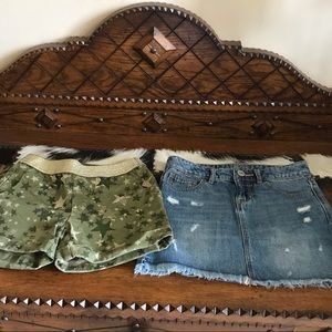 REDUCED 🤑 GAP KIDS SHORTS AND JEAN MINI (BOTH)